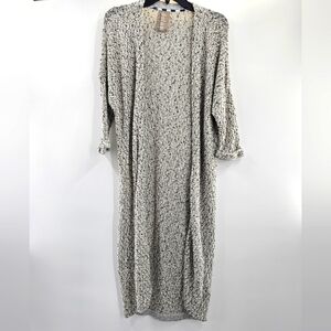 Anthropologie Dolan Oak Street Speckled Duster Cardigan Sweater